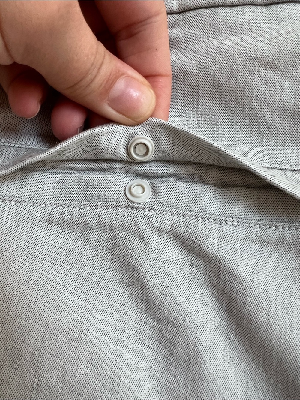 Lululemon Men’s Light Gray Chino Shorts Golf Casual Zipper Pocket - Picture 4 of 7